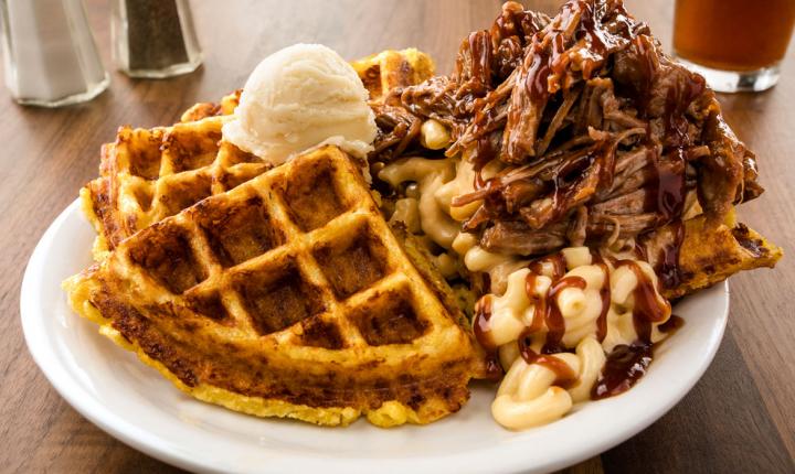 Metro Diner shows how to make Pulled Pork Mac Stack and other new menu items